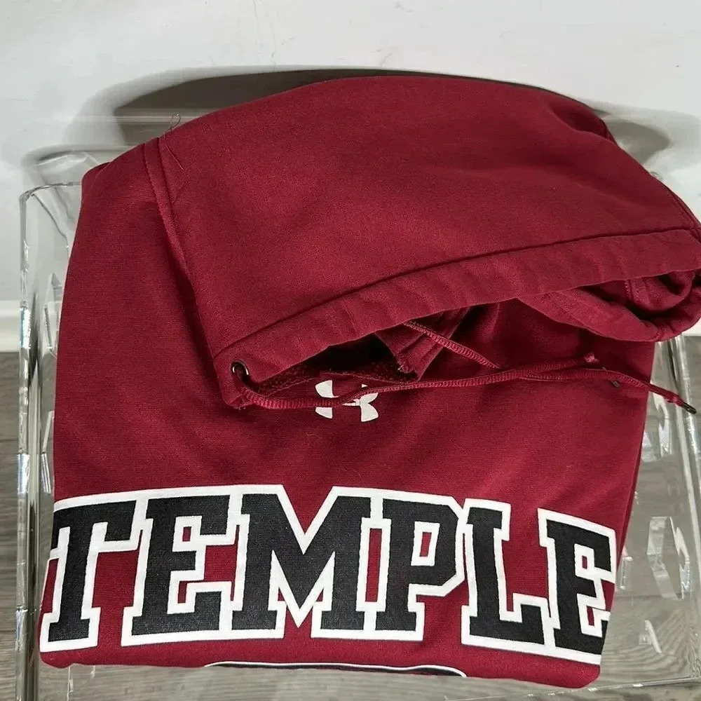 Underarmor Temple Burgundy Hoodie
